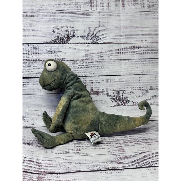 Jellycat London Gary Gecko Green Stuffed Animal Plush Toy Friend 12 Inches - Picture 5 of 7